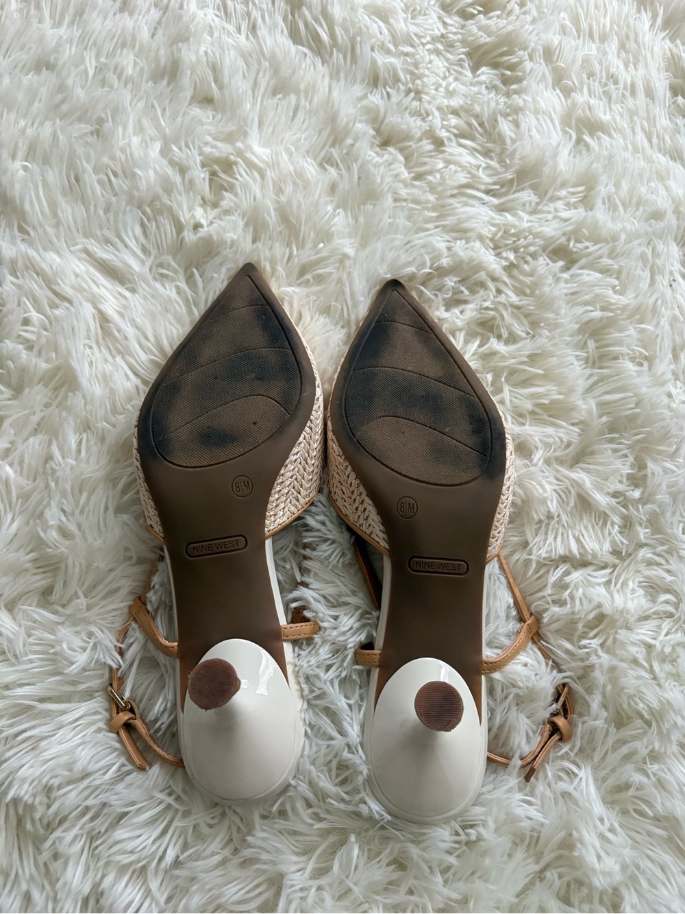 Nine West Rowen Women's Slingback Dress Pumps size 8.5 - Picture 4 of 4